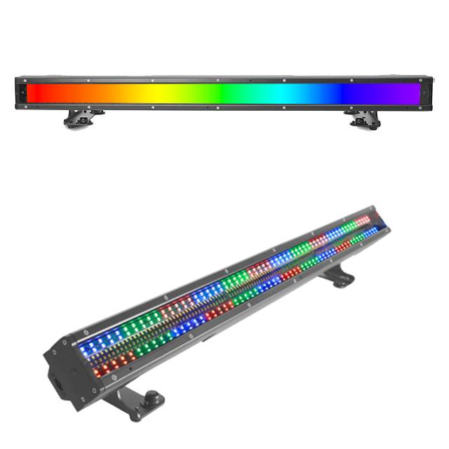 Iluminação externa de alto impacto: 360 LEDs brancos + 384 barra estroboscópica RGB