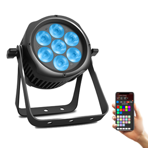 Luz LED Par RGBW 4 em 1 - Iluminação versátil e alimentada por bateria de 70 W