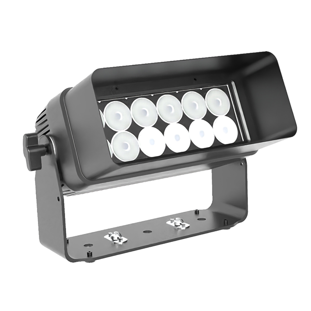 Iluminação de palco dinâmica: COLOR SPIDER 12x40W RGBW LED Wash Lights - Alta potência