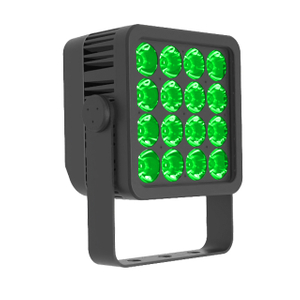 CUBO 16 EFEITOS DINÂMICOS RGB + CTC (Controle de temperatura de cor) 16 x 10W LEDs RGBW