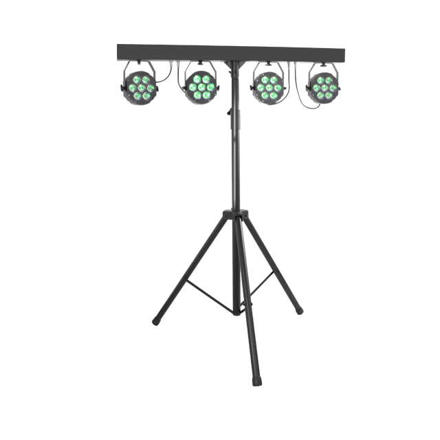 Luz de palco LED RGBW com bateria - 28Pcs * 8W 4 em 1 sistema de luz par