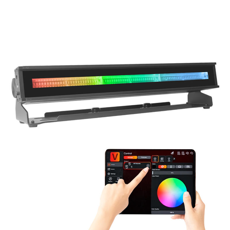 Liberte cores vibrantes com luminárias de parede alimentadas por bateria AKKU COLOR PRINCE 27 * 3W RGB