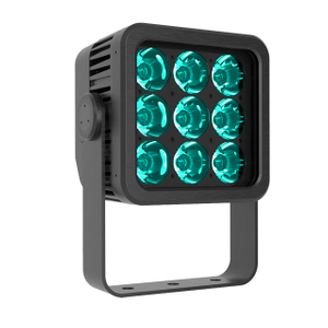 CUBO 15 EFEITOS DINÂMICOS RGB + CTC (Controle de temperatura de cor) 9 x 10W LEDs RGBW