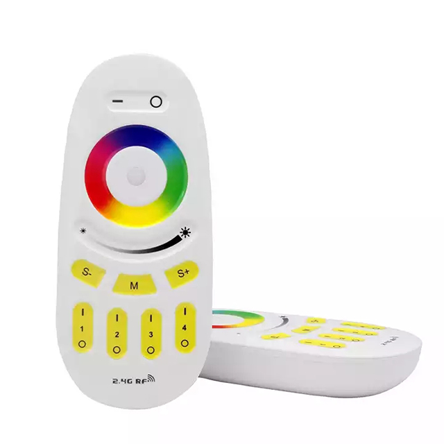 Mi light 2.4G tela sensível ao toque RF sem fio remoto 5v 12v 24v RGB RGBW LED controlador dimmer